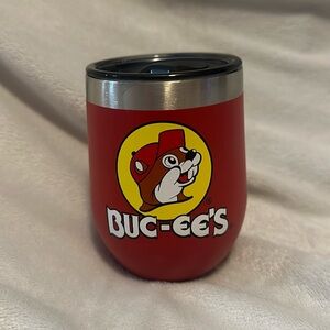 Buc-ees 10oz Yukon Travel Mug Stainless Steel Beaver Red Bucees Tumbler
